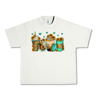 Pistachio sunflowers coffee cups Urban Heavy Tee - Zillion Design Studio