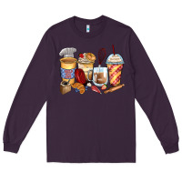 Plum bakery coffee cups Long Sleeve Tee - Zillion Design Studio
