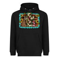 Black Christmas cross Heavyweight Hoodie - JahusDesignShop