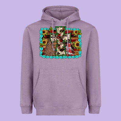 Christmas Cross Heavyweight Hoodie Designed By Jahusdesignshop
