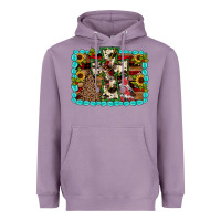 Lavender Christmas cross Heavyweight Hoodie - JahusDesignShop