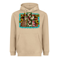 Mushroom Christmas cross Heavyweight Hoodie - JahusDesignShop