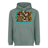 Sage Christmas cross Heavyweight Hoodie - JahusDesignShop