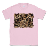 Bubblegum Pink handdrawn leopard pattern brown Classic Tee - BarkalooDesign