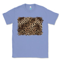 Colony Blue handdrawn leopard pattern brown Classic Tee - BarkalooDesign