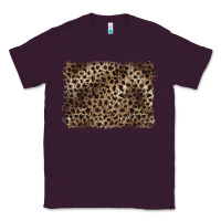 Plum handdrawn leopard pattern brown Classic Tee - BarkalooDesign