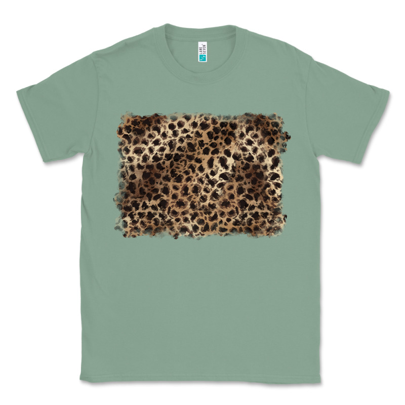Handdrawn Leopard Pattern Brown Classic Tee by BarkalooDesign | Teevron