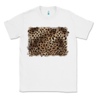 White handdrawn leopard pattern brown Classic Tee - BarkalooDesign