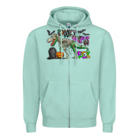 Spooky Saurus Rex Zipper Hoodie | Teevron
