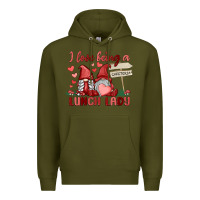 Army Green i love being a lunch lady Premium Hoodie - MaliasSmallBusiness