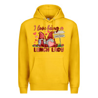 Lemon i love being a lunch lady Premium Hoodie - MaliasSmallBusiness