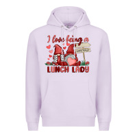 Lilac i love being a lunch lady Premium Hoodie - MaliasSmallBusiness