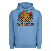 Pigment Pebble Blue gingerbread cant catch me Urban Hoodie - MaliasSmallBusiness