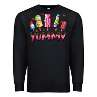 Black yummy Premium Sweatshirt - AdoDesignShop