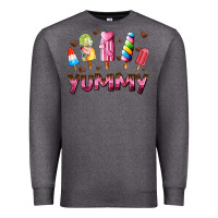 Charcoal Heather yummy Premium Sweatshirt - AdoDesignShop