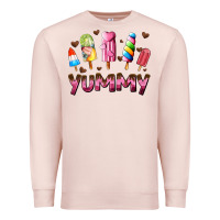 Pale Pink yummy Premium Sweatshirt - AdoDesignShop