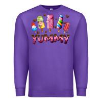 Purple yummy Premium Sweatshirt - AdoDesignShop