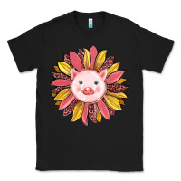 Black pig sunflower Classic Tee - RanaPortraitStore