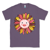 Lavender pig sunflower Classic Tee - RanaPortraitStore