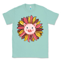 Seafoam pig sunflower Classic Tee - RanaPortraitStore