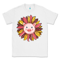 White pig sunflower Classic Tee - RanaPortraitStore