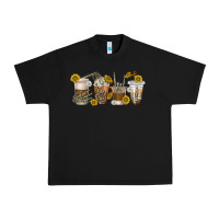 Black skeleton hands coffee cups Urban Heavy Tee - texasbilliewilder