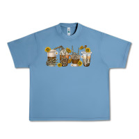 Pebble Blue skeleton hands coffee cups Urban Heavy Tee - texasbilliewilder