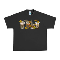 Pigment Black skeleton hands coffee cups Urban Heavy Tee - texasbilliewilder
