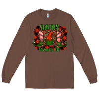 Chestnut santa's favorite elf Long Sleeve Tee - RanaPortraitStore