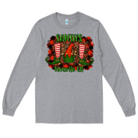 Heather Grey santa's favorite elf Long Sleeve Tee - RanaPortraitStore