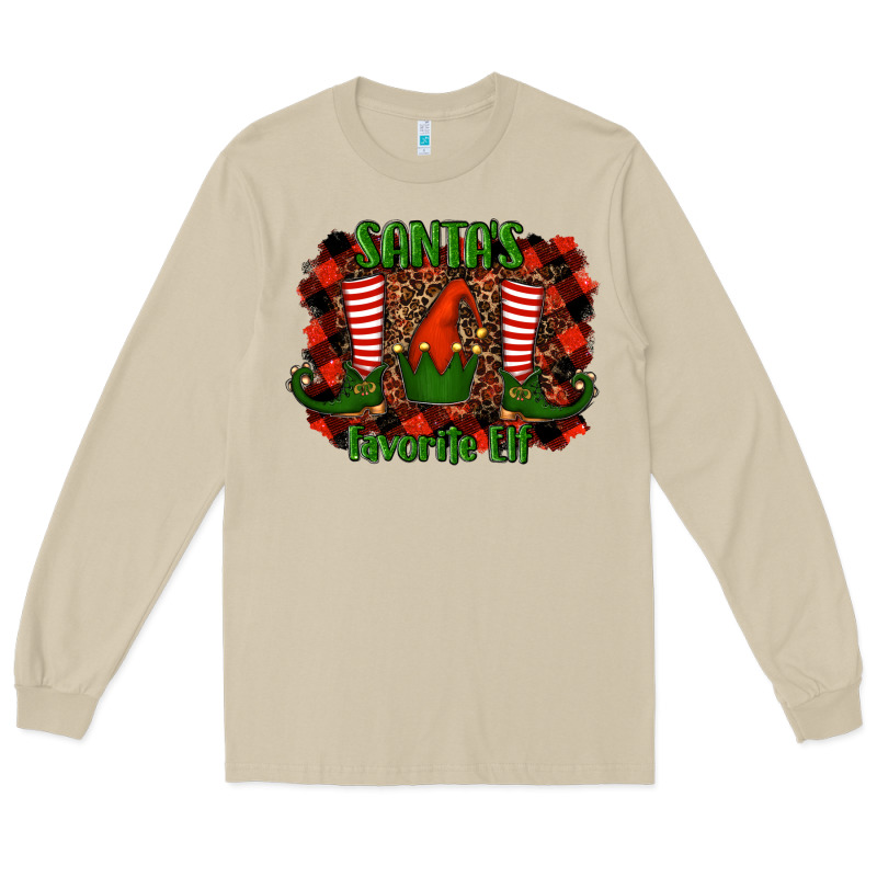 Santa's Favorite Elf Long Sleeve Tee by RanaPortraitStore | Teevron