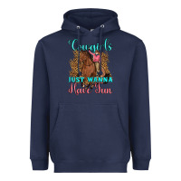 Navy cowgirls just wanna have fun Heavyweight Hoodie - Artiststas