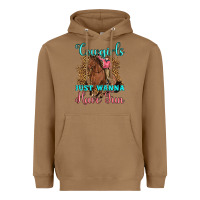 Cowgirls Just Wanna Have Fun Heavyweight Hoodie | Teevron