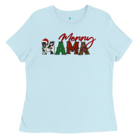 Baby Blue merry mama Ladies Tee - BarkalooDesign
