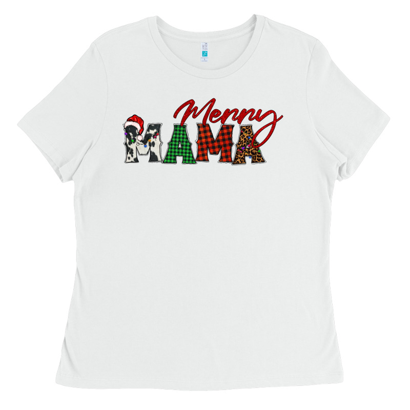 Merry Mama Ladies Tee by BarkalooDesign | Teevron