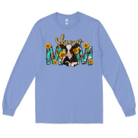 Colony Blue show mom with cow mothers day Long Sleeve Tee - texasbilliewilder
