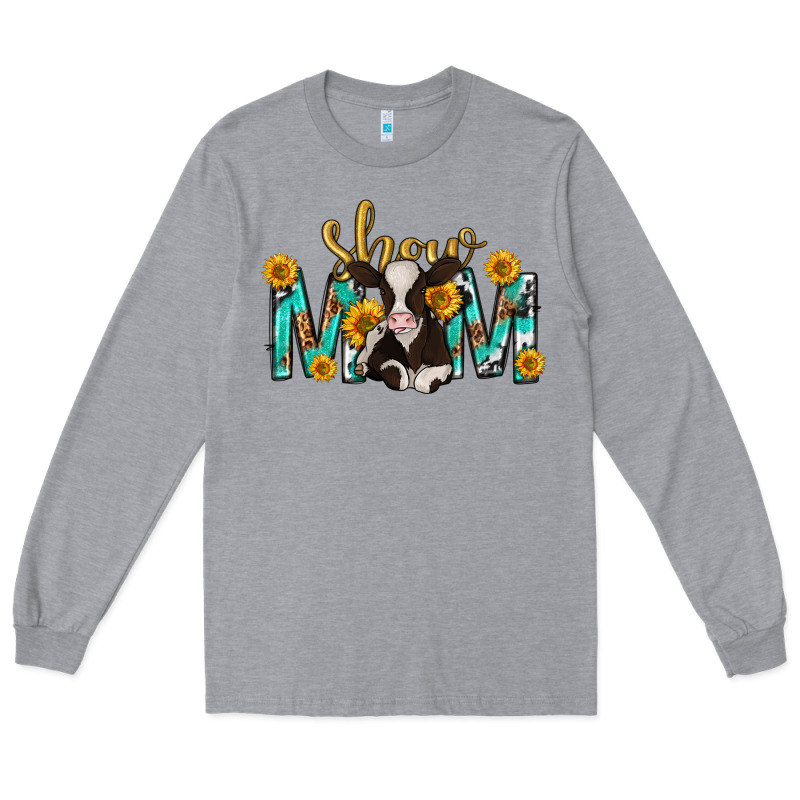 Show Mom With Cow Mothers Day Long Sleeve Tee by texasbilliewilder | Teevron