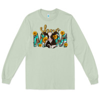 Matcha show mom with cow mothers day Long Sleeve Tee - texasbilliewilder