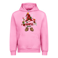 Fuchsia Pink the nurse gnome christmas Urban Hoodie - MaliasSmallBusiness