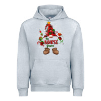 Heather Grey the nurse gnome christmas Urban Hoodie - MaliasSmallBusiness