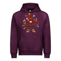 Mauve Wine the nurse gnome christmas Urban Hoodie - MaliasSmallBusiness