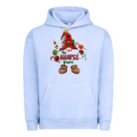 Pigment Grape Ice the nurse gnome christmas Urban Hoodie - MaliasSmallBusiness