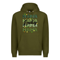 Army Green lucky mama Premium Hoodie - MaliasSmallBusiness