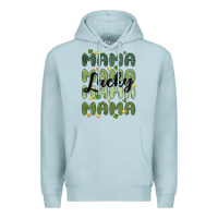 Blue Mist lucky mama Premium Hoodie - MaliasSmallBusiness