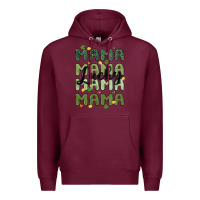 Burgundy lucky mama Premium Hoodie - MaliasSmallBusiness