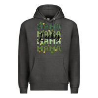 Charcoal Heather lucky mama Premium Hoodie - MaliasSmallBusiness