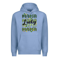 Colony Blue lucky mama Premium Hoodie - MaliasSmallBusiness