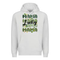 Dove Grey lucky mama Premium Hoodie - MaliasSmallBusiness