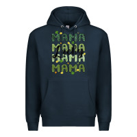 Navy lucky mama Premium Hoodie - MaliasSmallBusiness