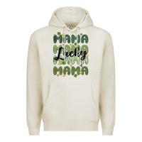 Oatmeal Heather lucky mama Premium Hoodie - MaliasSmallBusiness